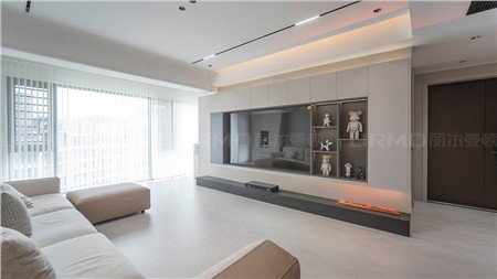 19.8w裝修140m²現(xiàn)代奶油風的家 | 麗爾曼頓全房全屋整裝定制