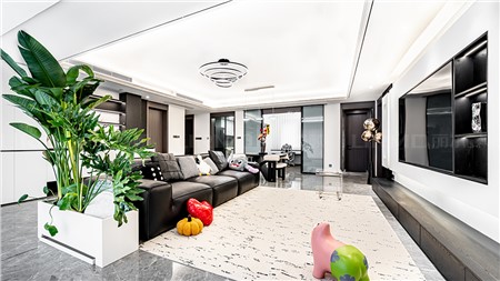 5w打造現(xiàn)代極簡風(fēng)格的家148m² | 麗爾曼頓全房全屋定制